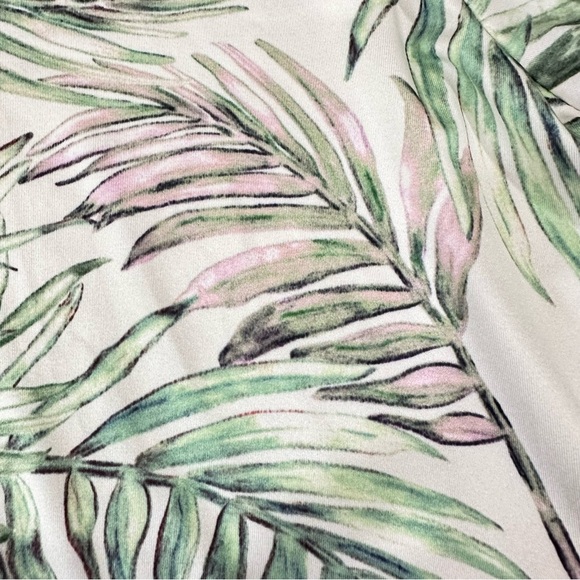 Bad Birdie Men's Golf Polo Shirt Incognito All Over Palm Leaf Print Size Med EUC - Picture 5 of 9